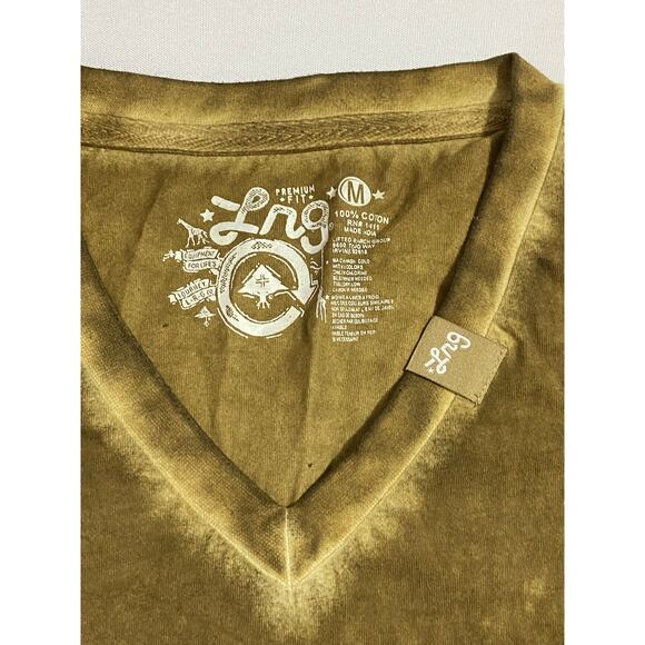 LRG Lifted Research Group Men’s Size M The Cold World V-Neck Tee NEW - Picture 6 of 6